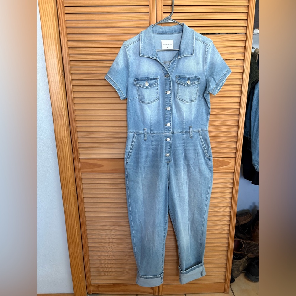 Light Blue Denim Coveralls